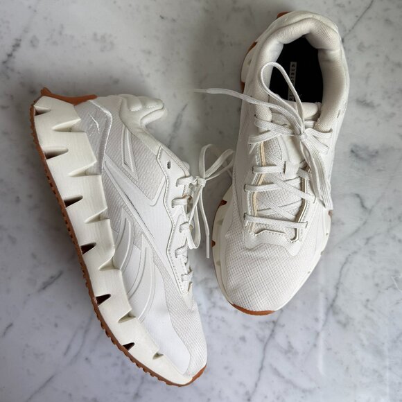 Reebok Shoes - SOLD Reebok Women's Zig Dynamica 4 Running Sneaker Chalk White - Size 6